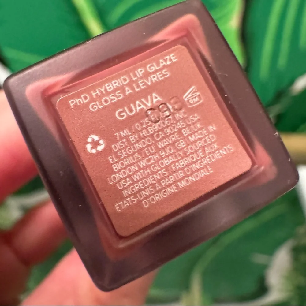 NWT Haus Labs PhD Hybrid Lip Glaze Guava Full Size 7mL